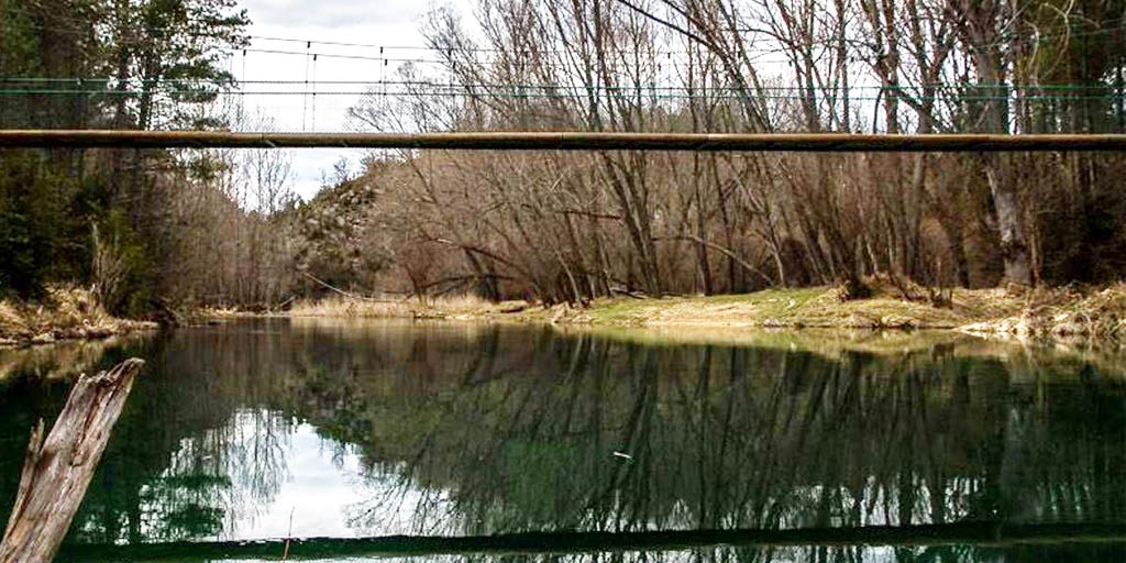 puente colgante tajo taravilla