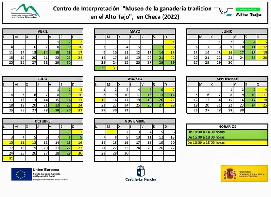 horarios checa