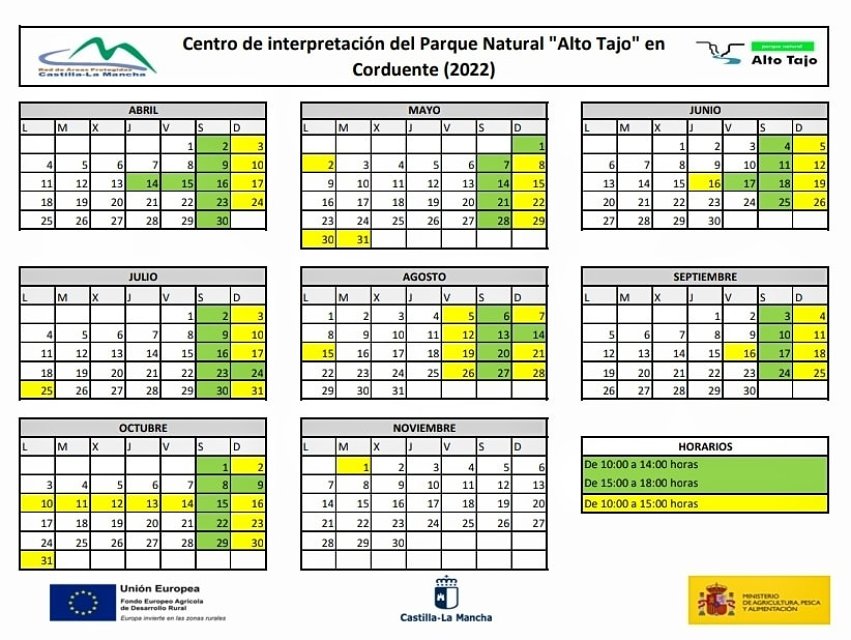 horarios corduente