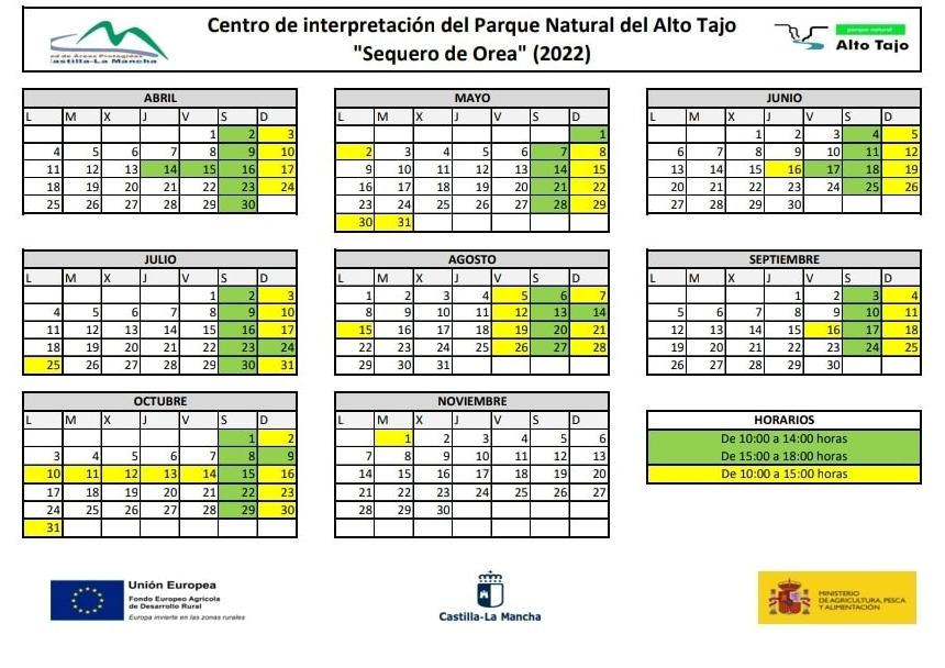 horarios orea 2